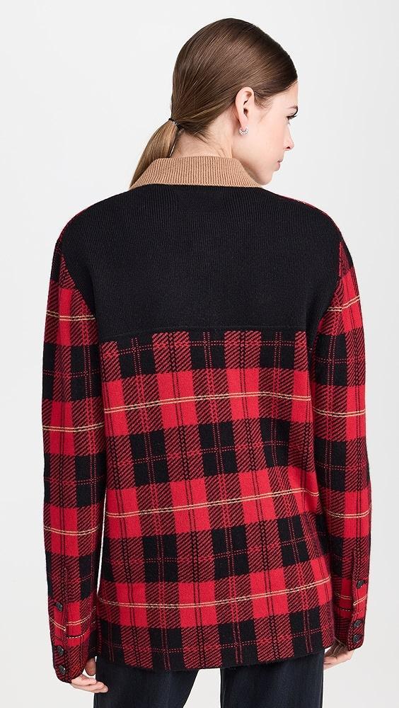 Guest in Residence Tartan Industry Jacket In Cashmere Blend | Shopbop Product Image