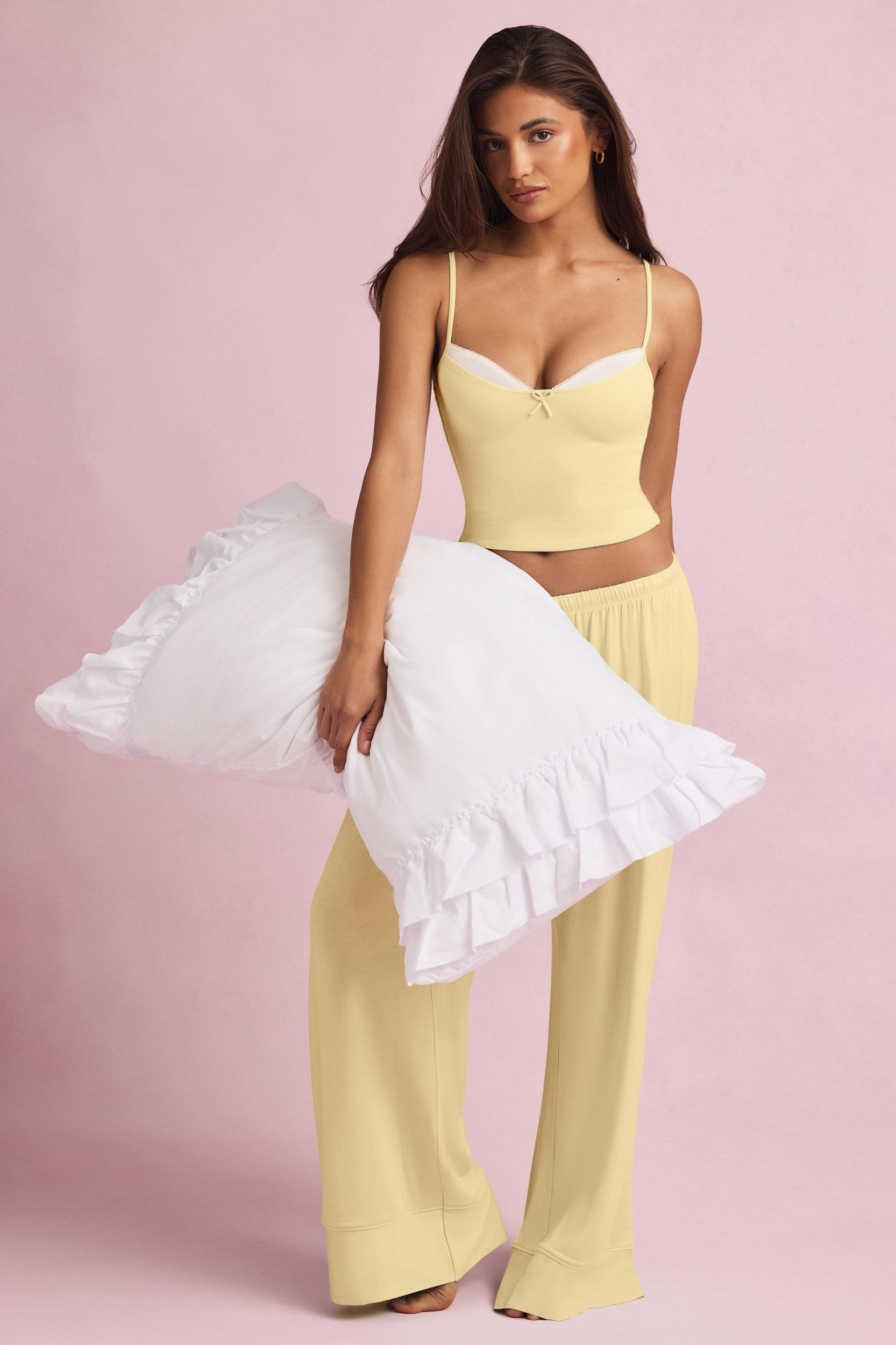 Modal Camisole Pyjama Top in Baby Pink Baby Product Image