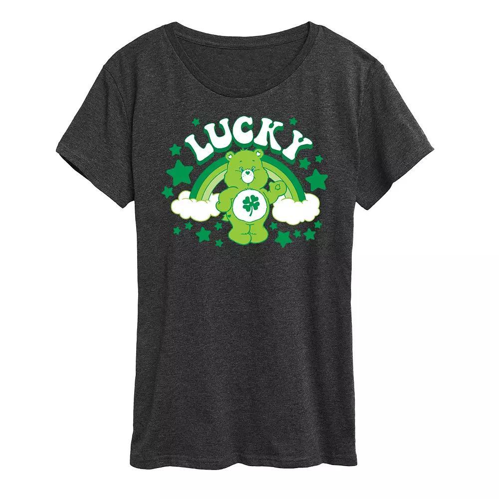 Women's Care Bears Lucky Graphic Tee, Girl's, Size: XL, Blue Product Image