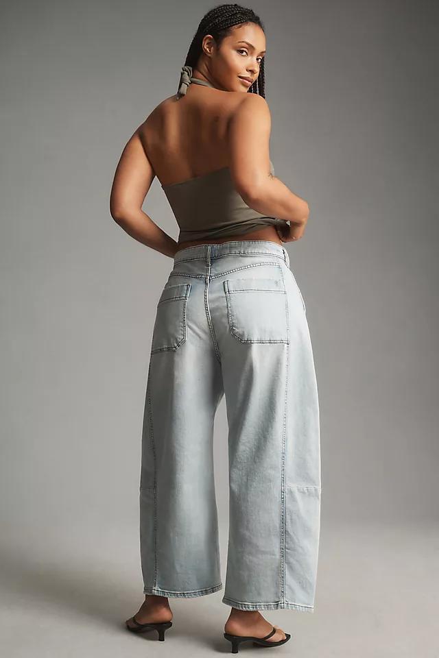 The Kenna Mid-Rise Heritage Barrel Jeans by Pilcro Product Image