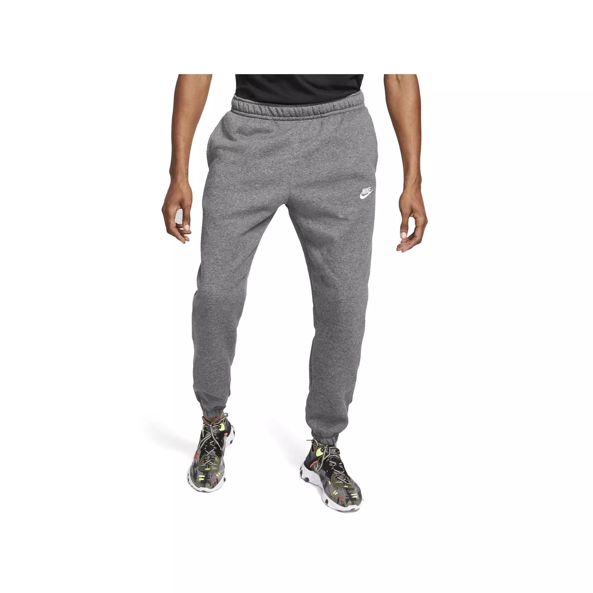 Men's Nike Club Fleece Pants, Size: Small, Grey Heather Product Image