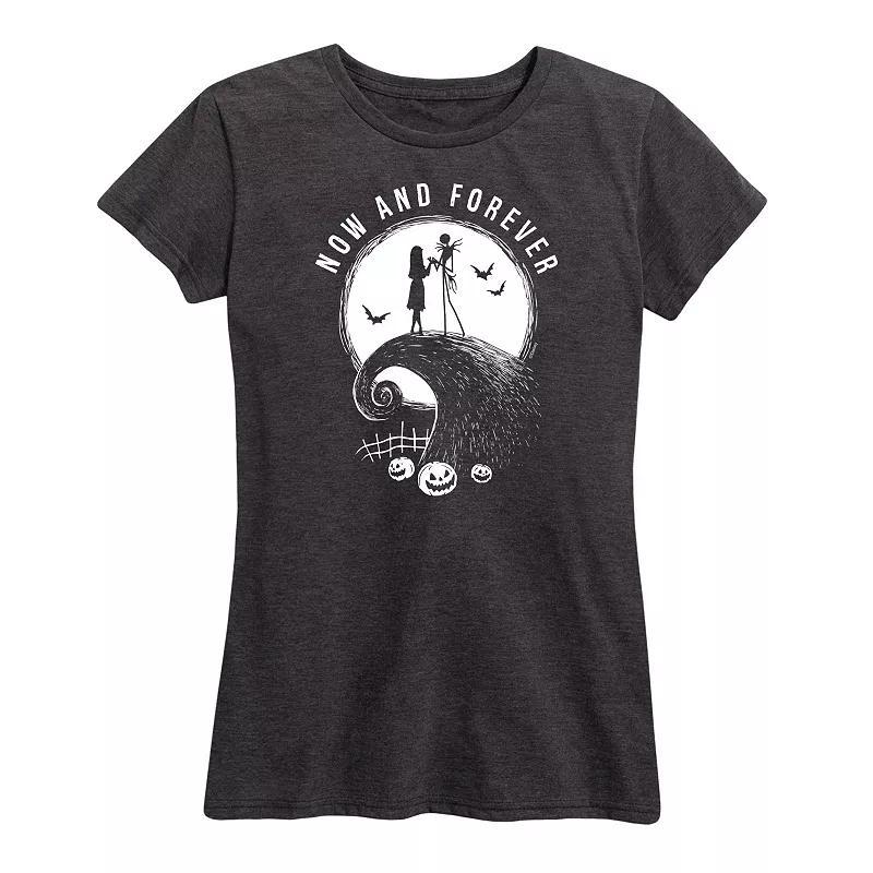 Disney's Nightmare Before Christmas Women's Now and Forever Graphic Tee, Girl's, Size: Large, Blue Product Image