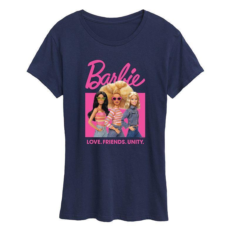 Womens Barbie Love Friends Unity Graphic Tee Product Image