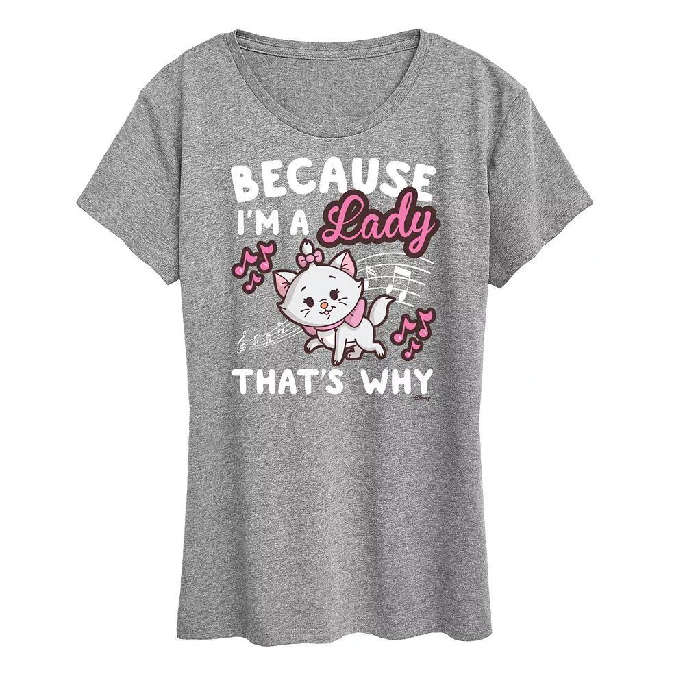 Disneys The Aristocats Womens Im A Lady Graphic Tee, Girls Product Image