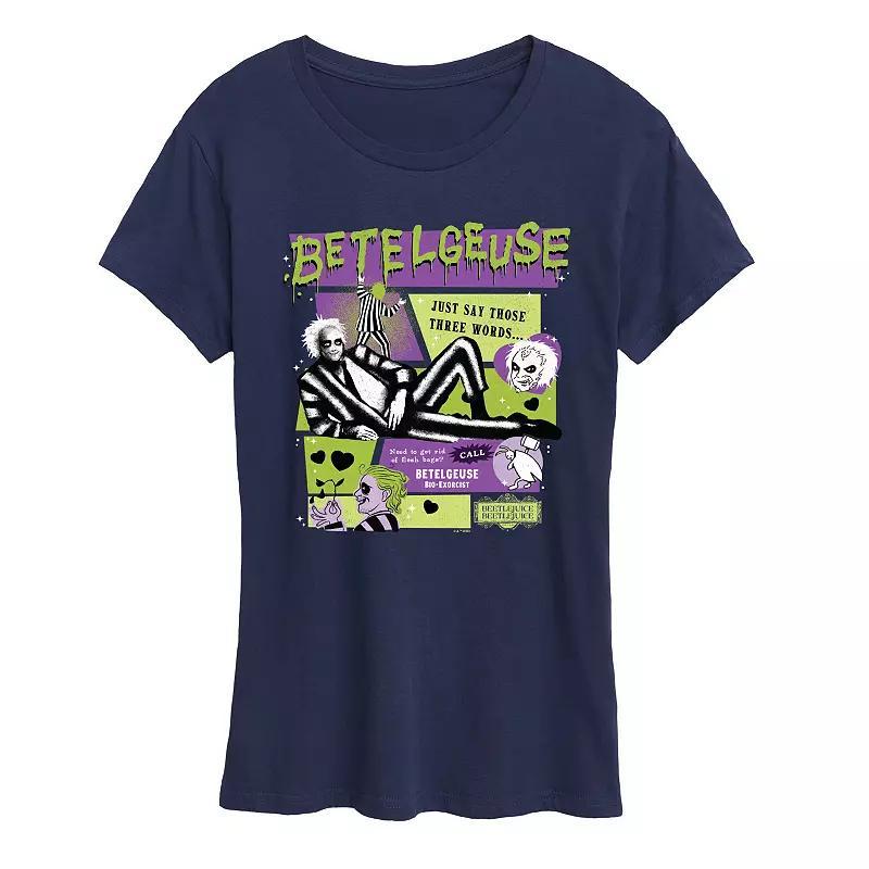 Women's Beetlejuice 2 Betelgeuse Graphic Tee, Size: Large, Black Product Image
