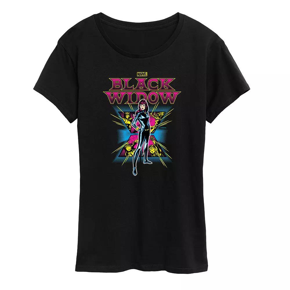 Womens Marvel Widow Portrait Graphic Tee Product Image