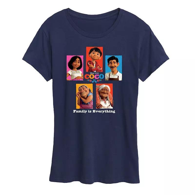 Disneys Coco Womens Family Is Everything Graphic Tee, Girls Product Image