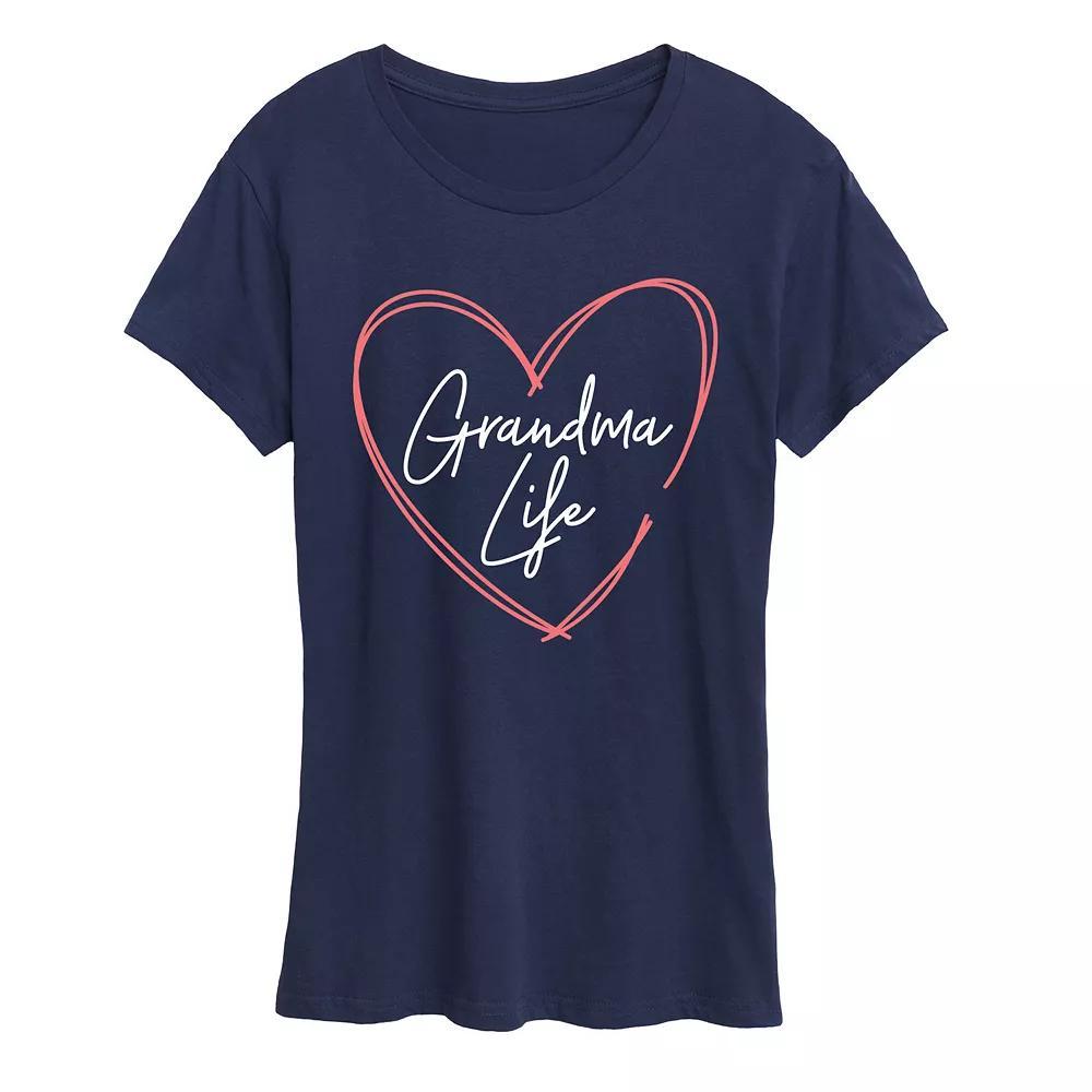 Womens Unapologetically Myself Graphic Tee, Girls Blue Product Image