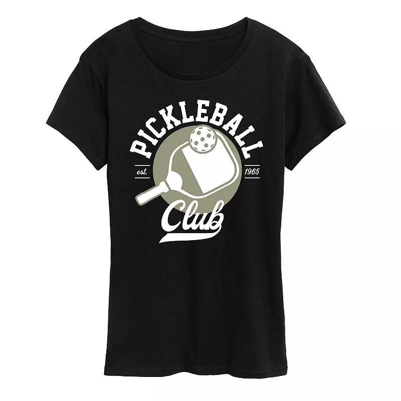Plus Pickleball Club Graphic Tee, Womens Product Image