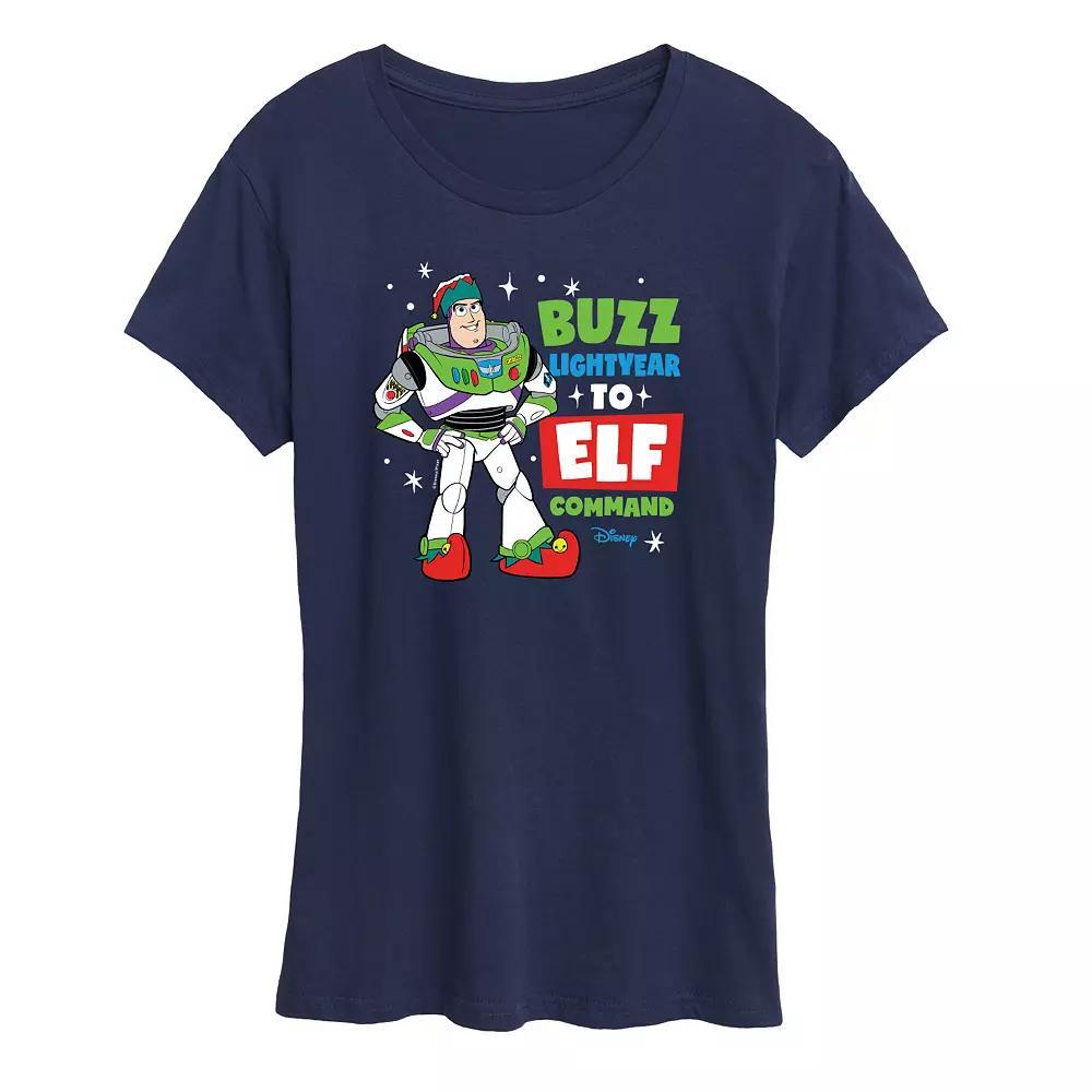 Disney / Pixar's Toy Story Women's Elf Command Graphic Tee, Girl's, Size: XXL, Heather Grey Product Image