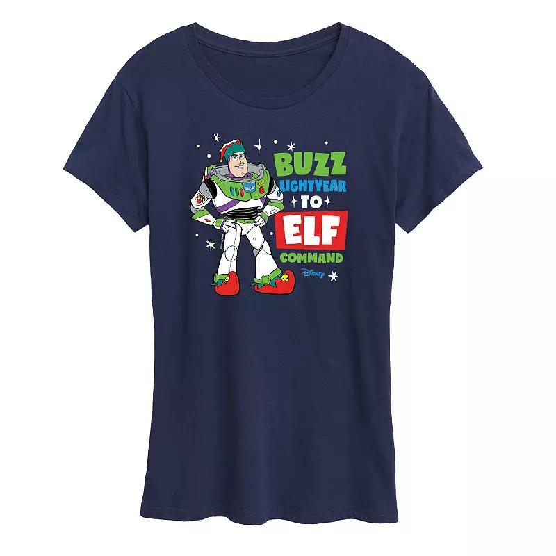 Disney / Pixar's Toy Story Women's Elf Command Graphic Tee, Girl's, Size: XXL, Heather Grey Product Image