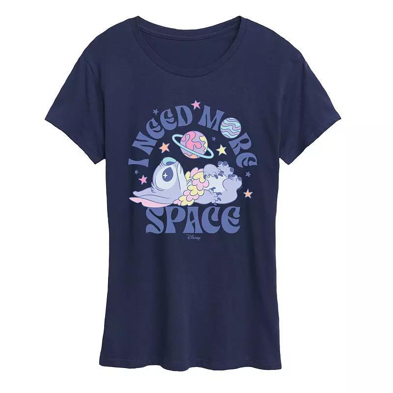 Disney's Lilo & Stitch Women's Need More Space Graphic Tee, Size: Large, White Product Image
