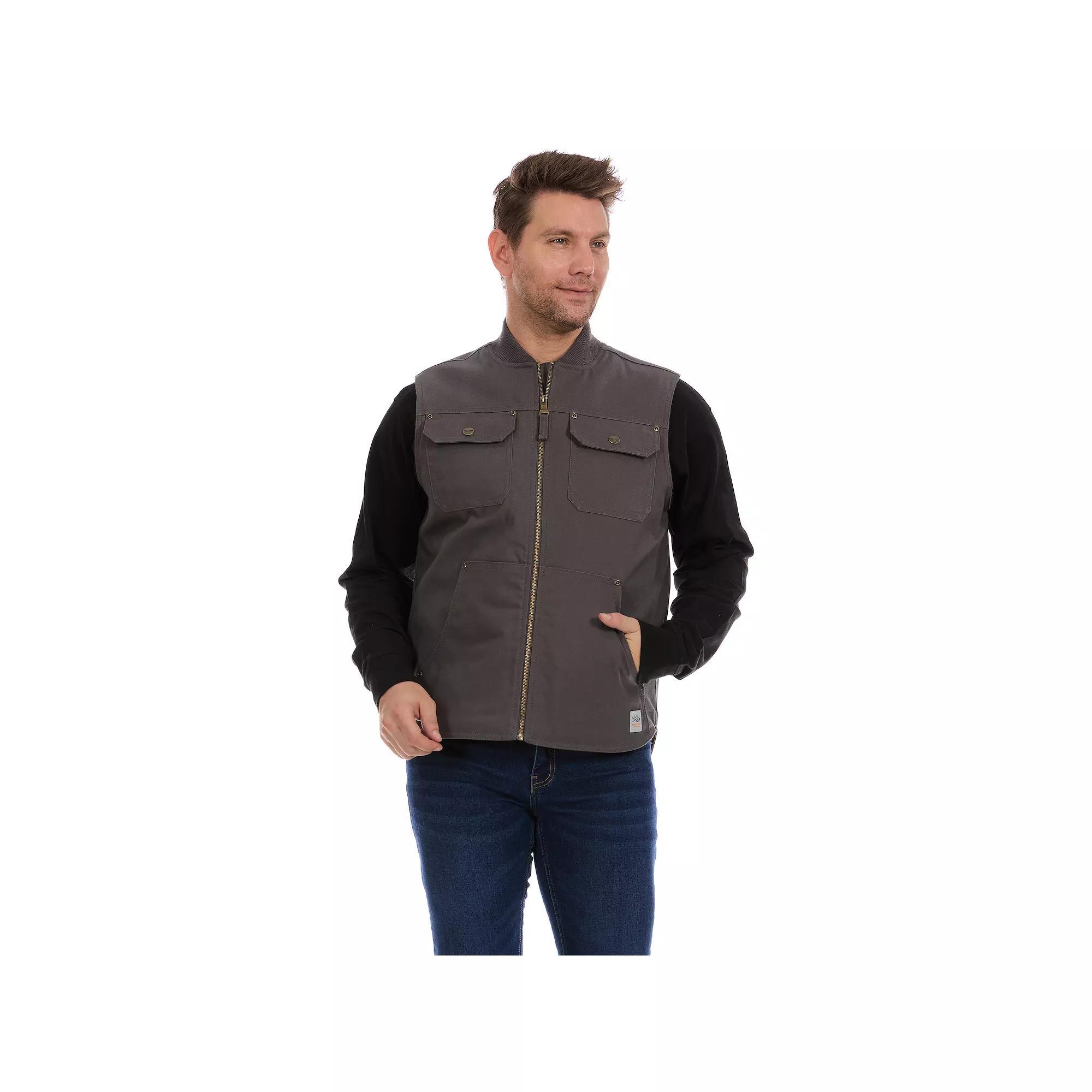 Men's Bass Creek Outfitters® Duck Canvas Vest, Size: XXL, Brown Product Image