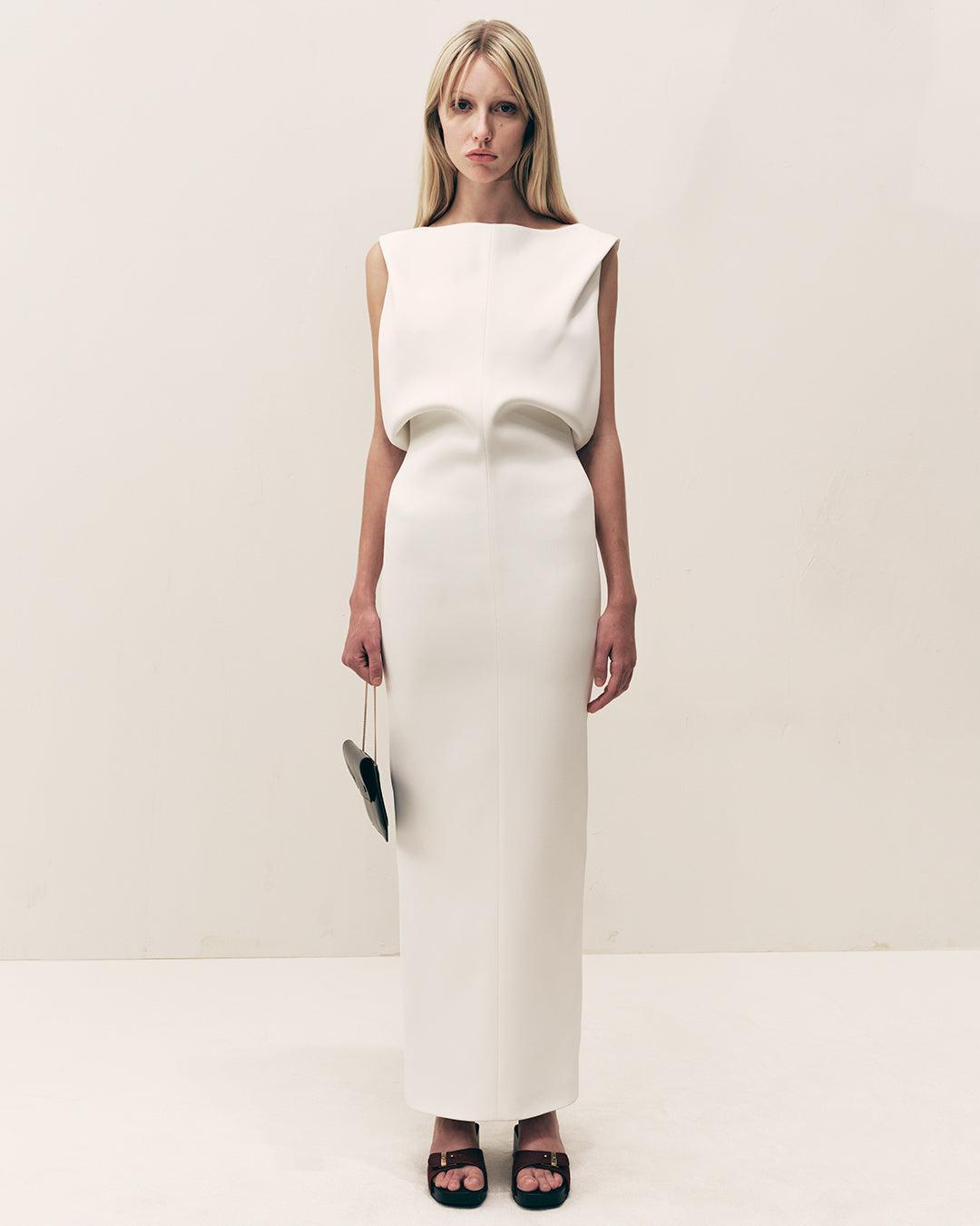 Terran Dress in Chalk Product Image