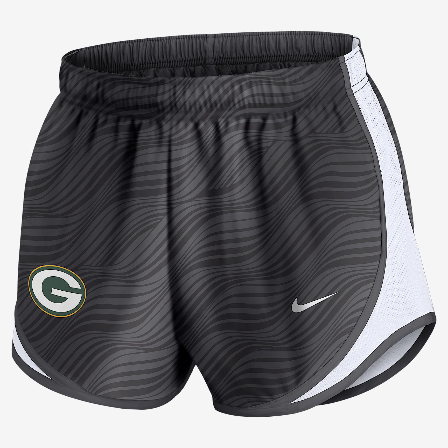 Green Bay Packers Tempo Nike Women's Dri-FIT NFL Shorts Product Image