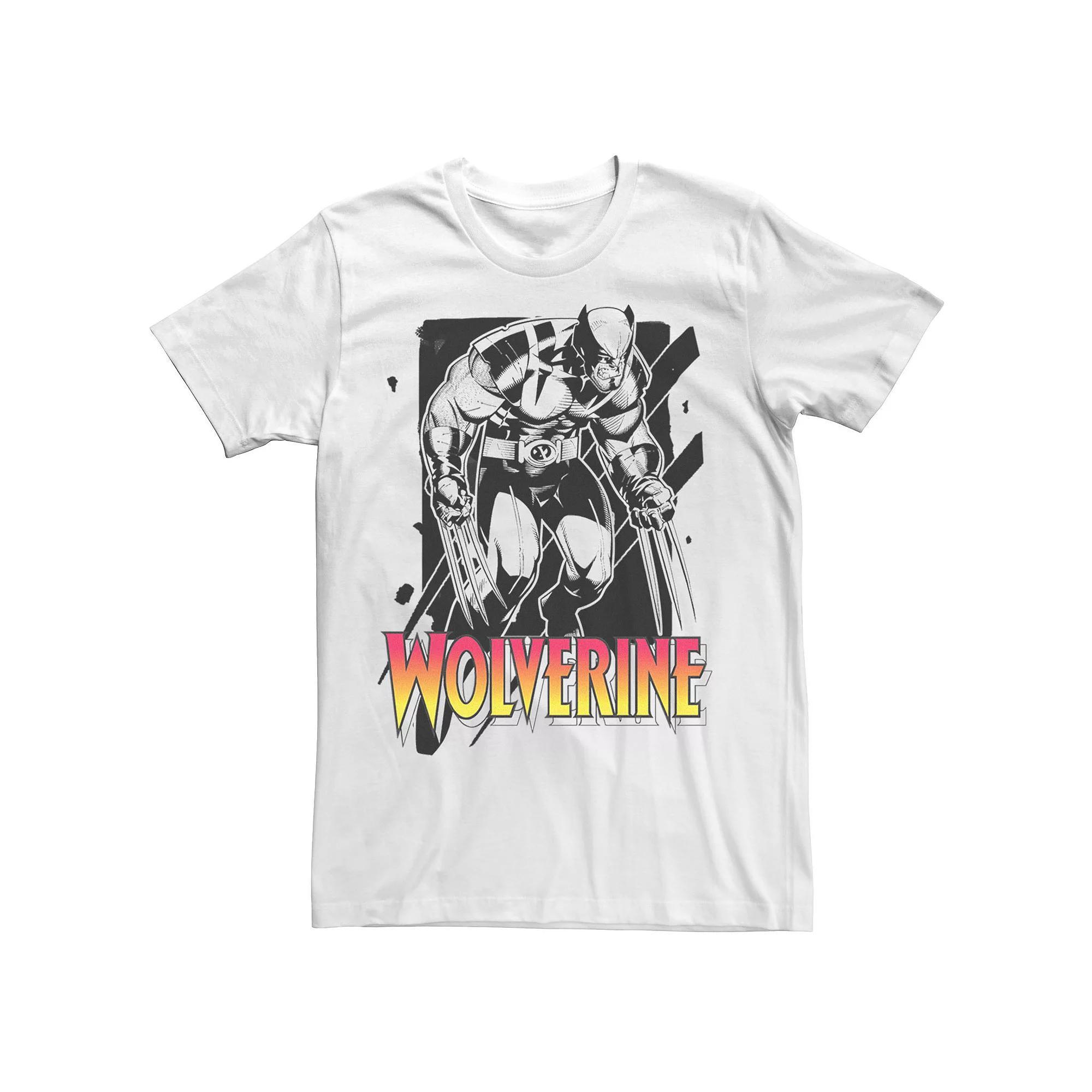 Men's Marvel X-Men Wolverine Sunfire Contrast Tee, Size: XXL, White Product Image