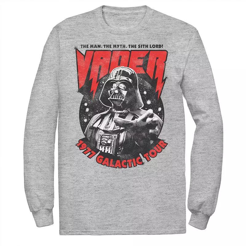 Men's Star Wars Vader 1977 Galactic Tour Metal Poster Tee, Size: Large, White Product Image
