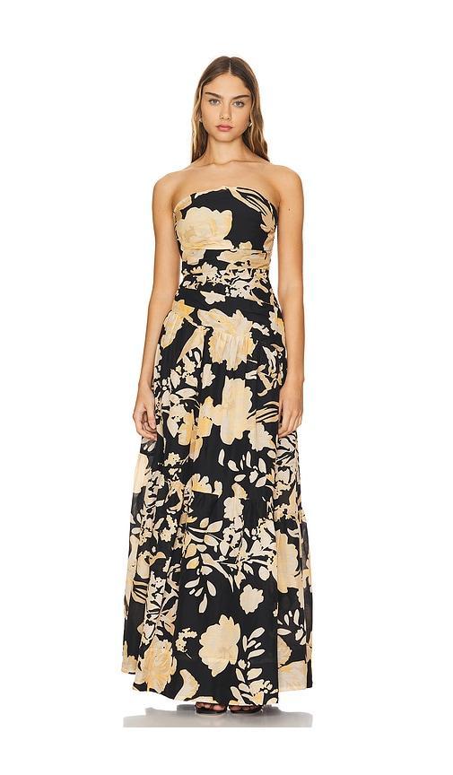 Xenia Strapless Tiered Maxi Dress Shona Joy Product Image