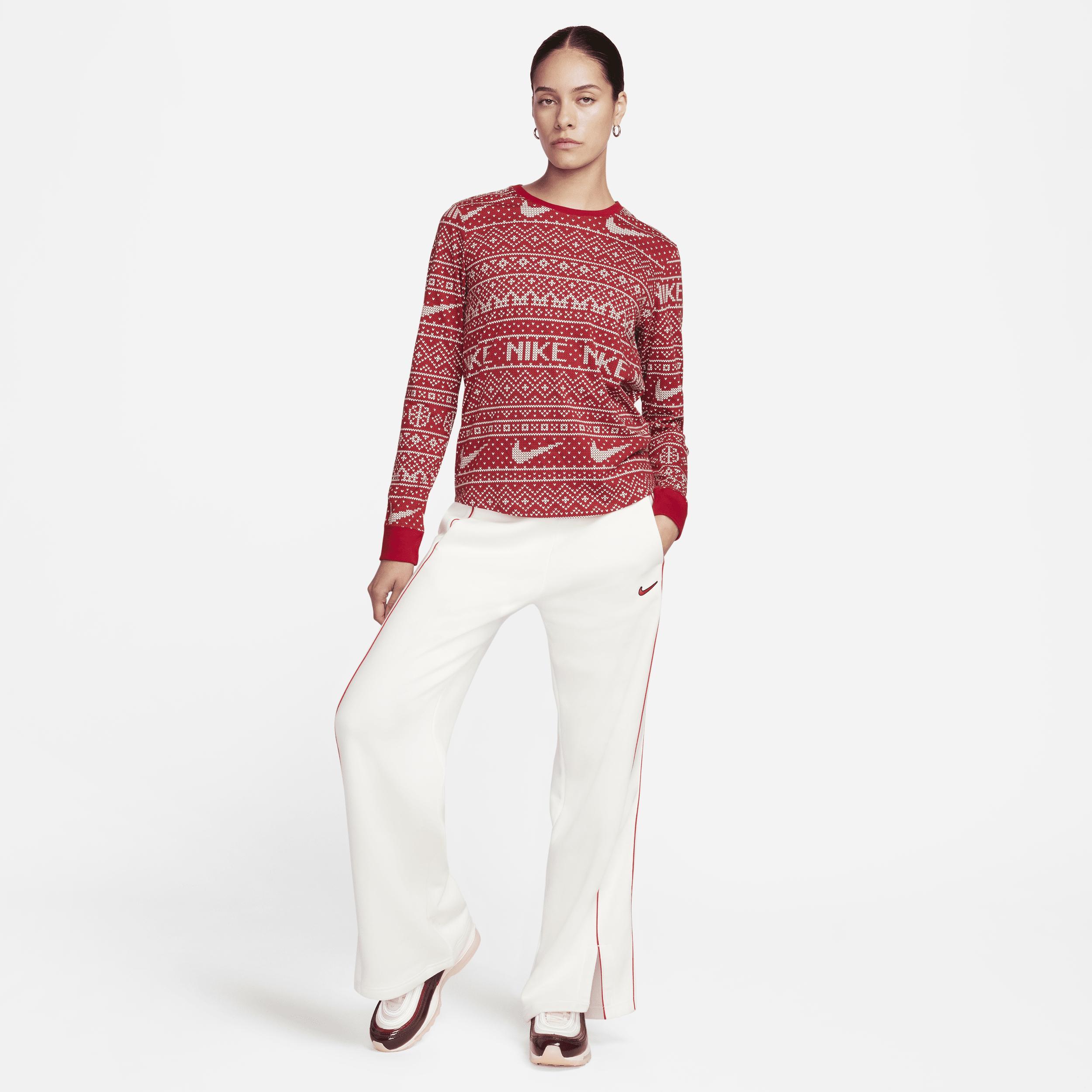 Nike Sportswear Essential Women's Long-Sleeve Holiday Top Product Image