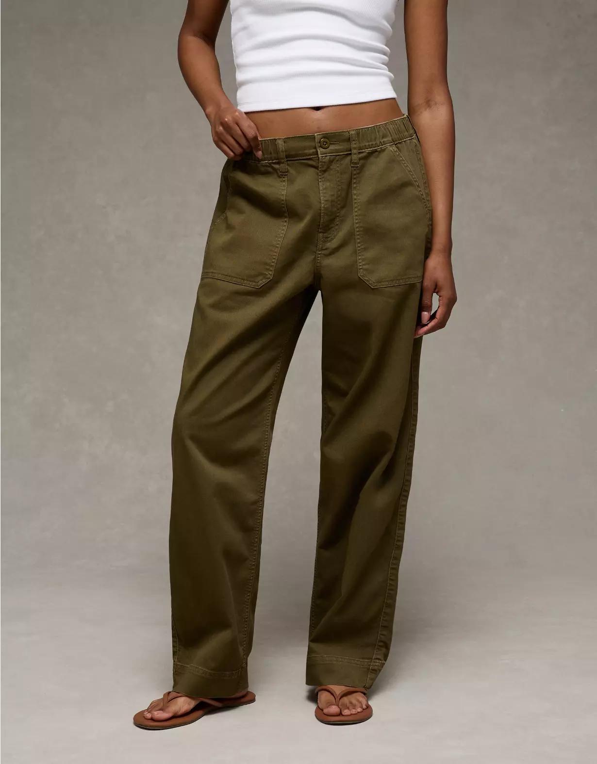 AE Stretch Low-Rise Baggy Utility Pant Product Image