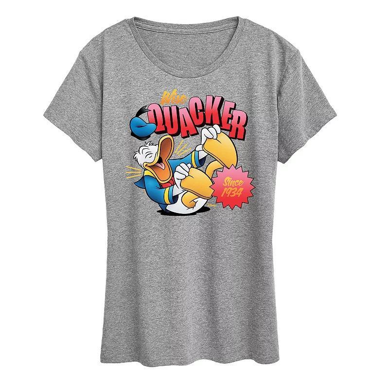Disneys Donald Duck Womens Wise Quacker Graphic Tee Product Image