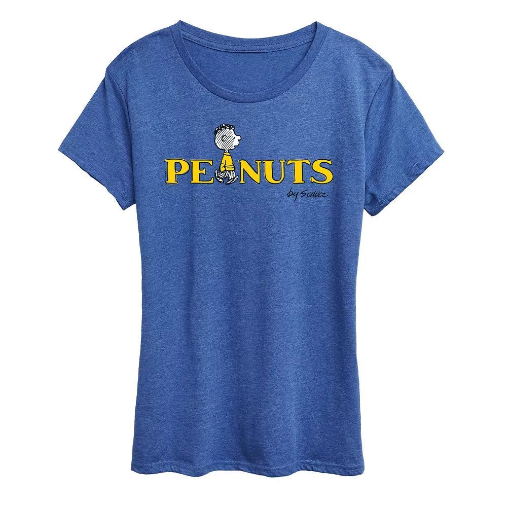 Women's Blessed Mimi Graphic Tee, Size: Small, Grey Royal Blue Product Image