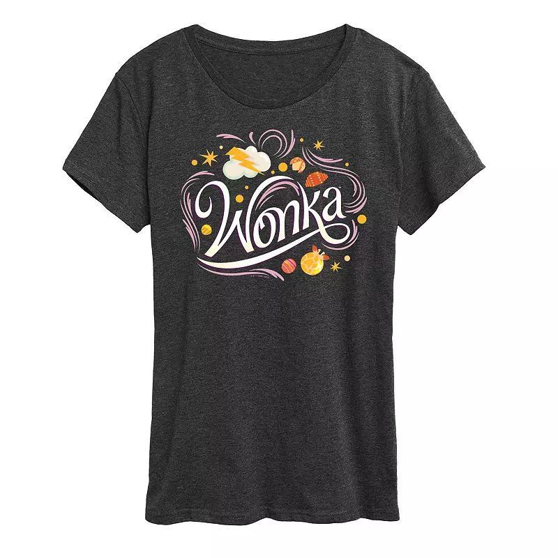 Disneys Beauty and the Beast Womens Roses Graphic Tee, Girls Heather Grey Product Image