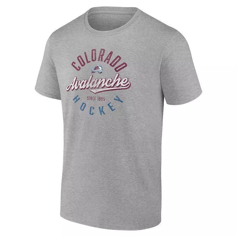 Men's NHL Colorado Avalanche Hockey Tee, Size: Medium, Gray Product Image