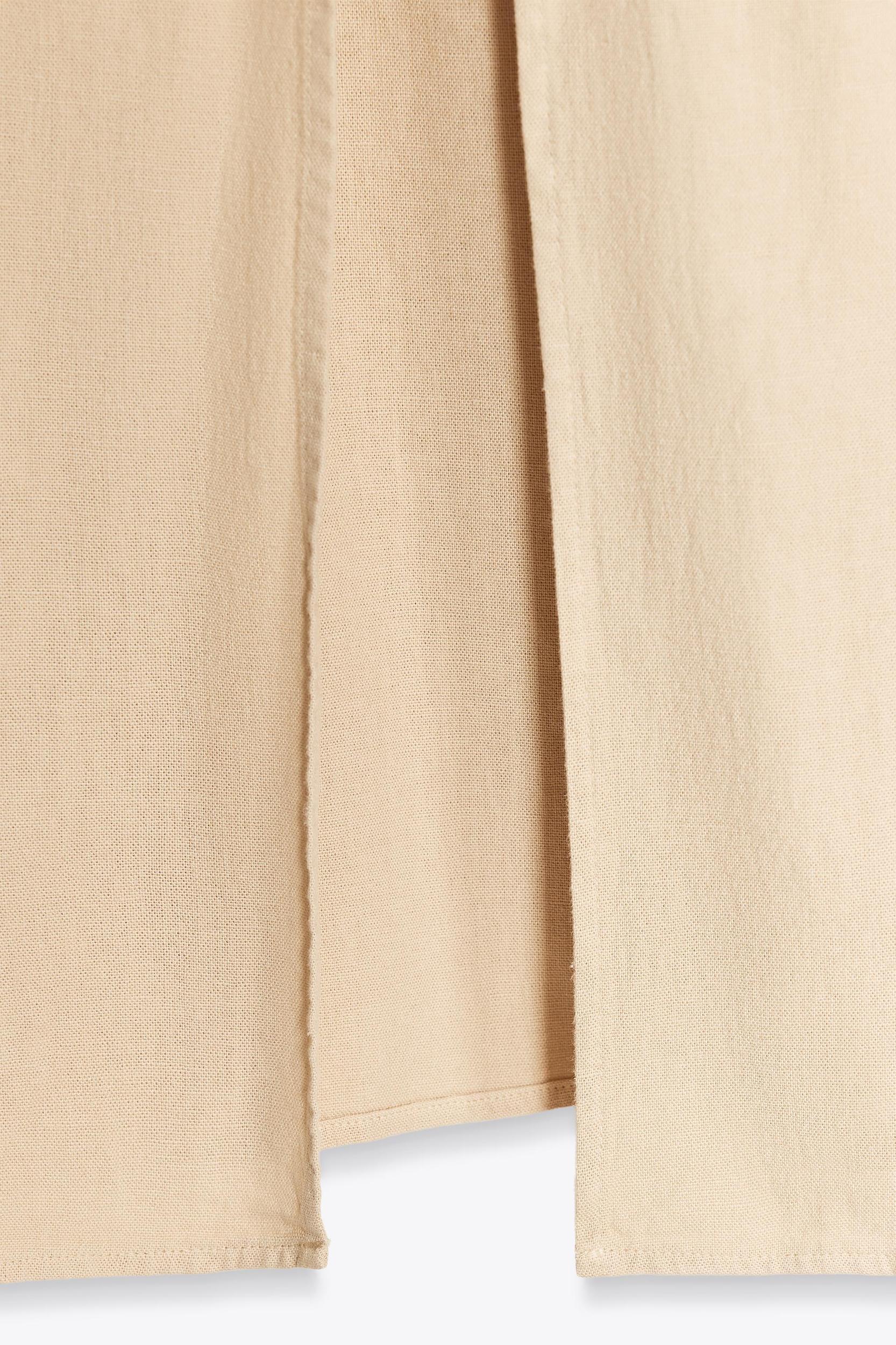 LINEN STRAPPY MIDI DRESS Product Image