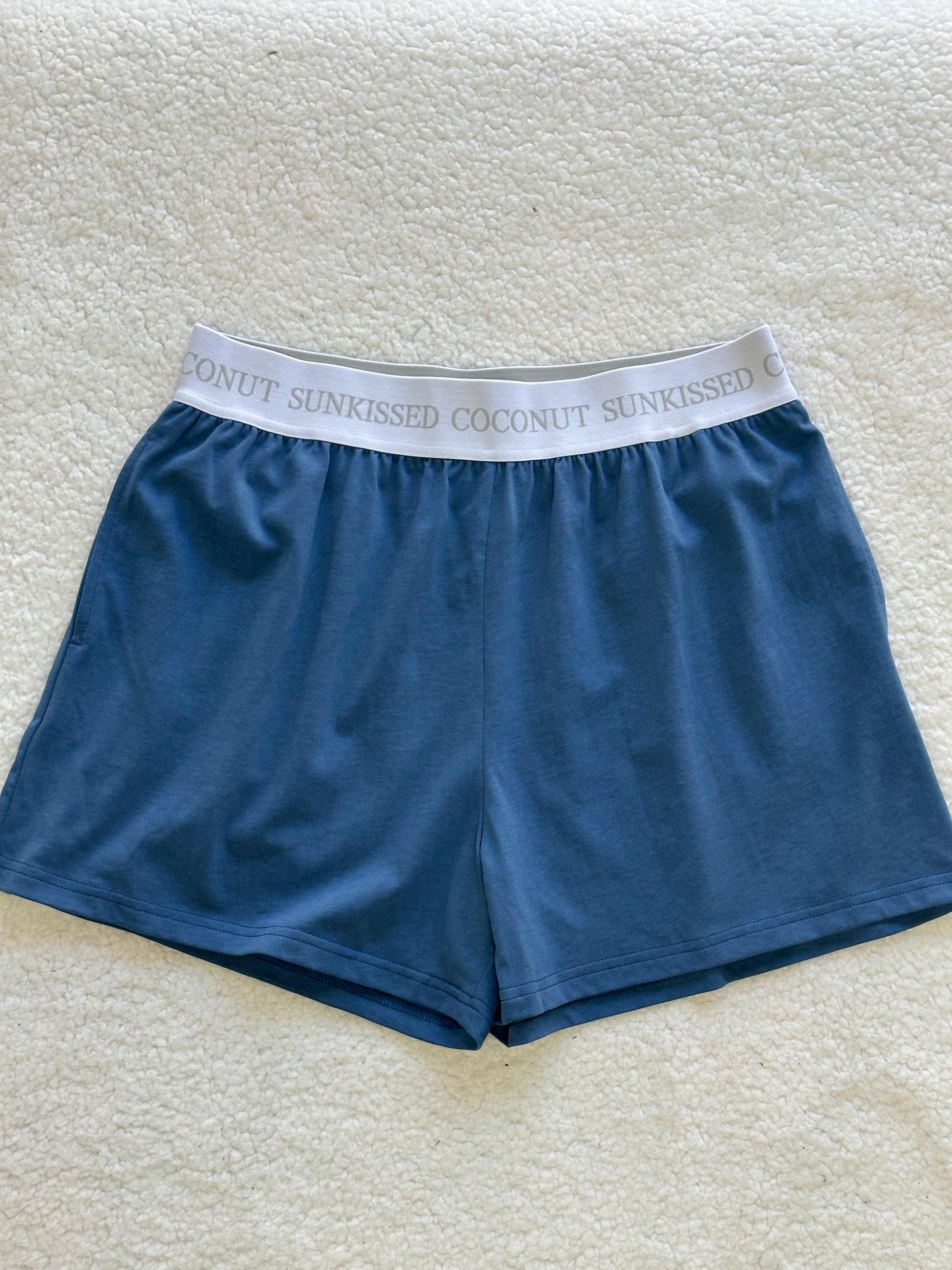 Hamptons Blue Basic Watercolor shorts Product Image