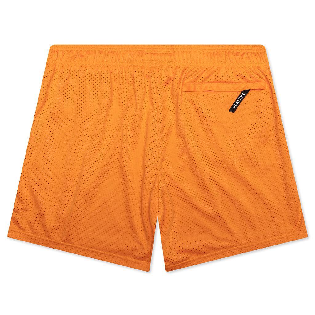 West Mesh Shorts - Orange Male Product Image