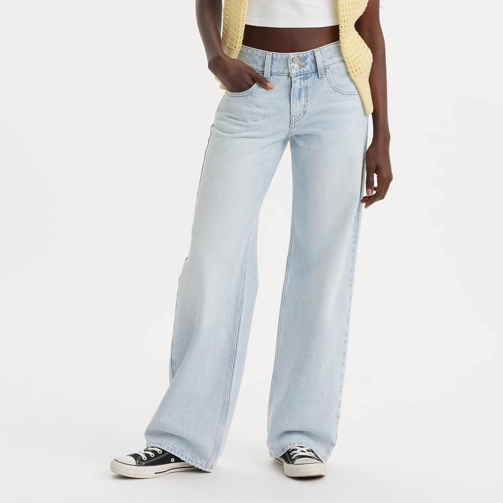 Levi's® Women's Low-Rise Superlow Loose Jeans 28: Midweight Denim, Straight Leg, 32" Inseam Product Image