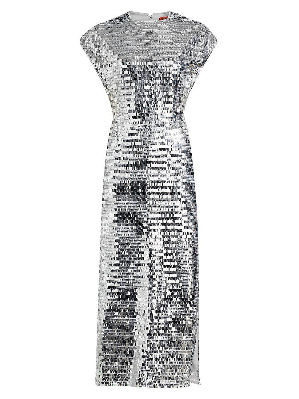 Womens Argan Sequined Midi-Dress Product Image
