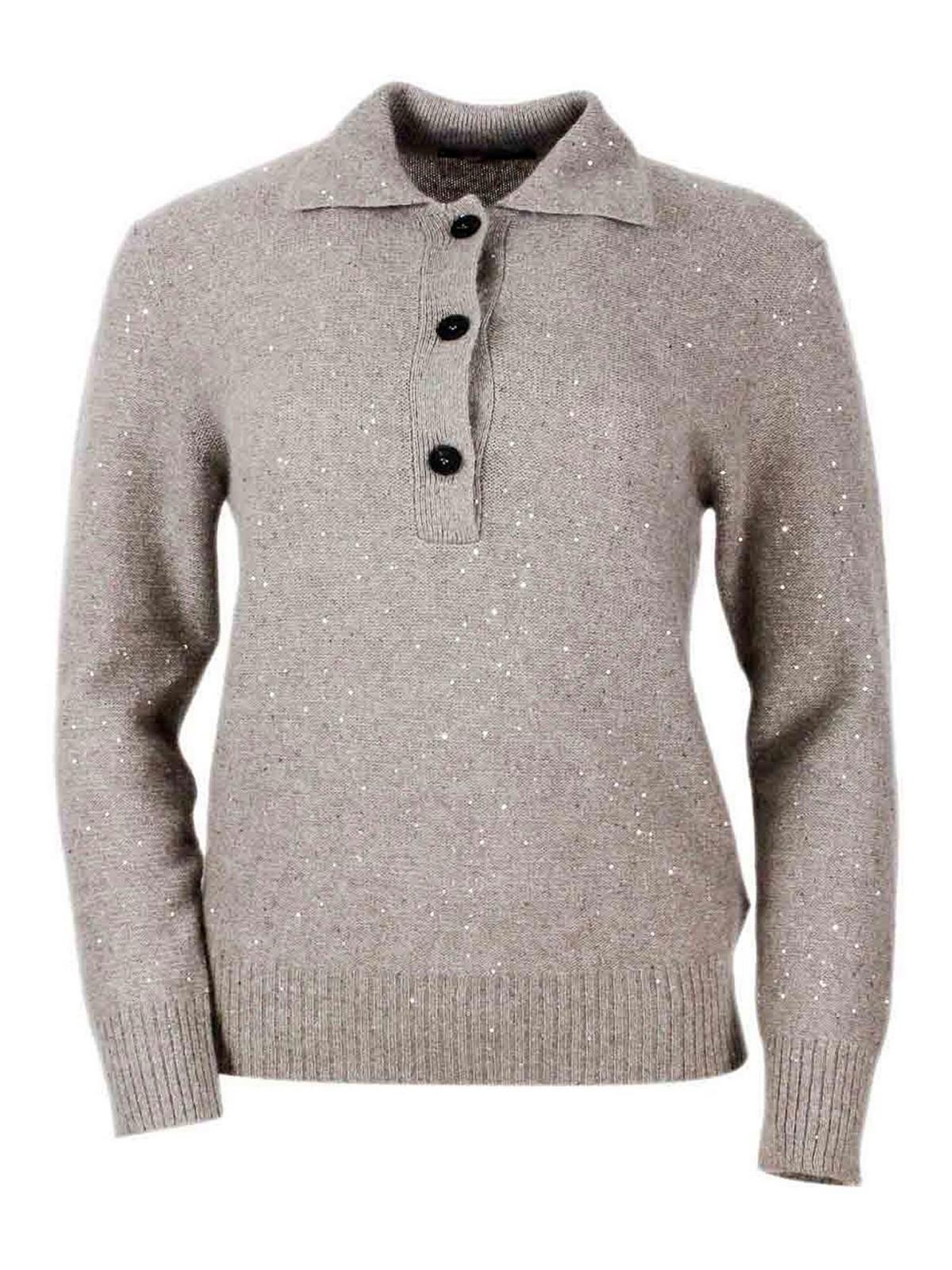 FABIANA FILIPPI Sweater In Brown Product Image