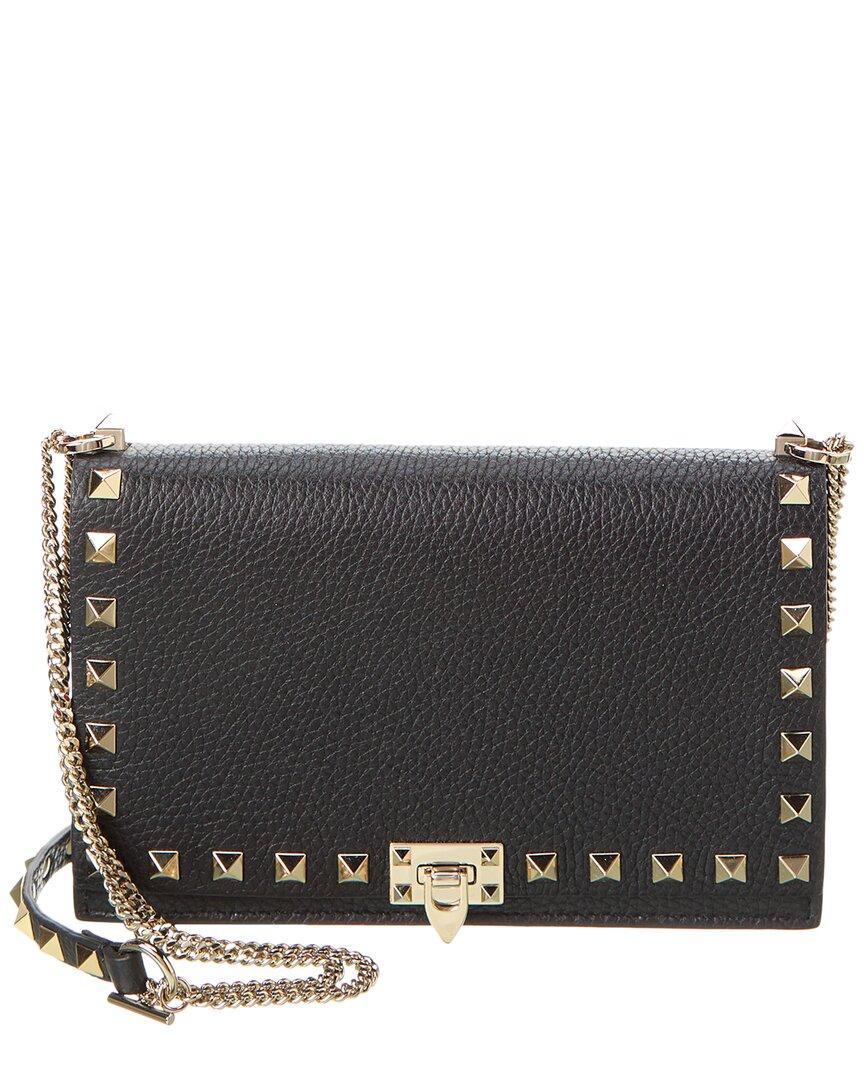 VALENTINO GARAVANI Valentino Rockstud Grainy Leather Crossbody Product Image