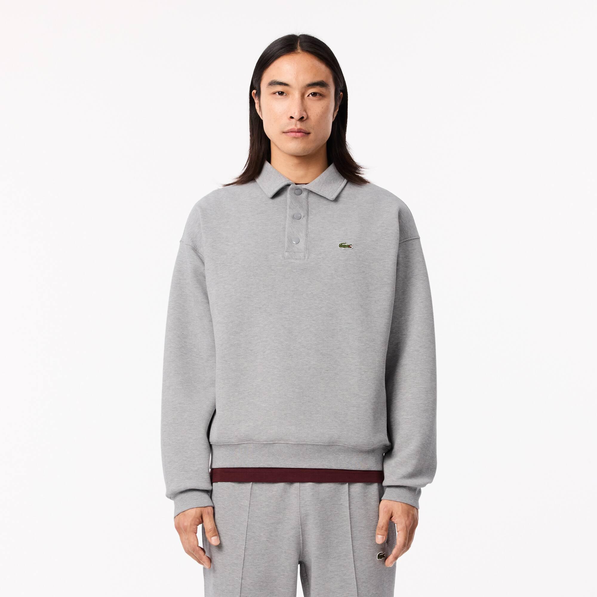 Men's Loose Fit Piqué Sweatshirt Product Image