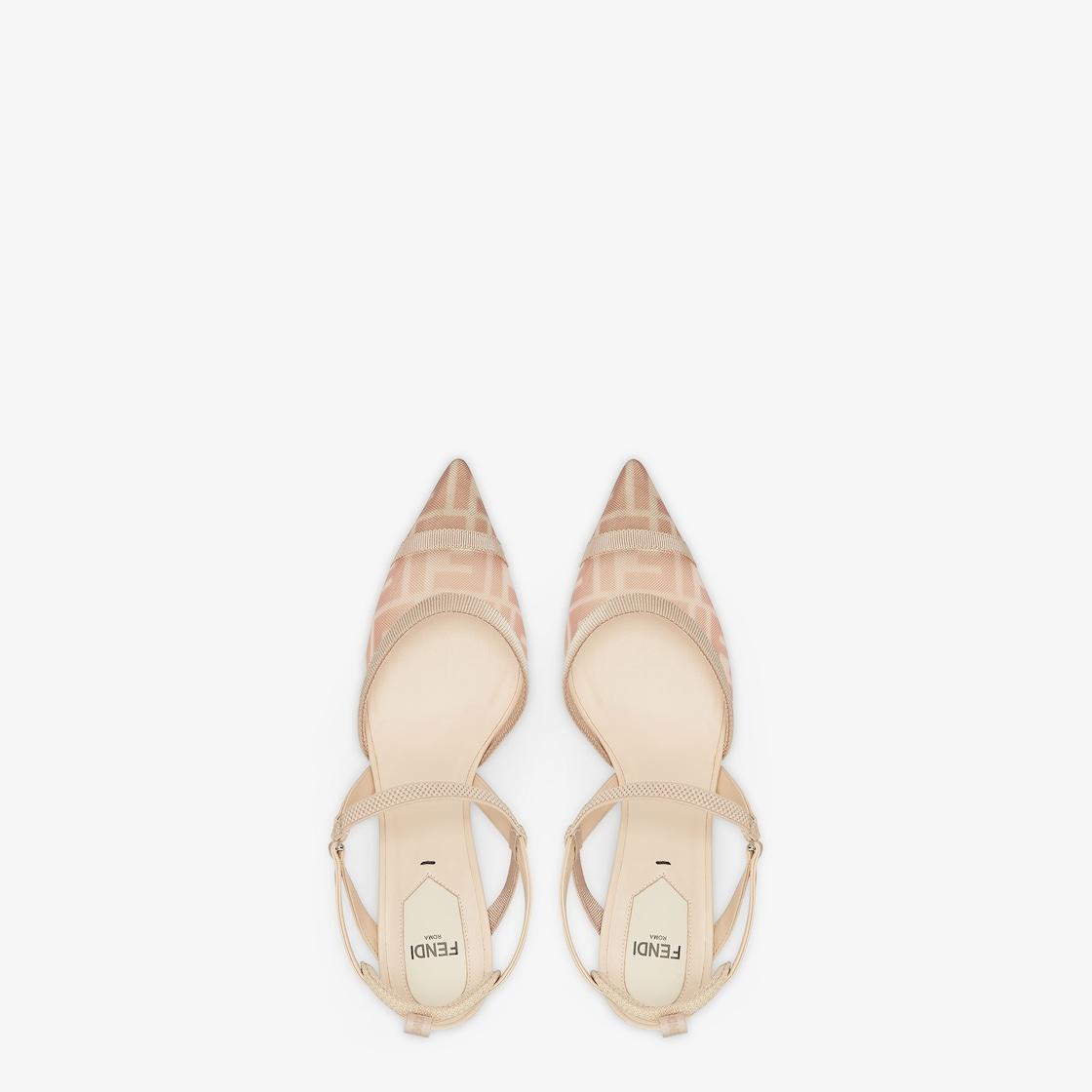 Colibrì LitePink FF mesh medium-heeled slingbacks Product Image