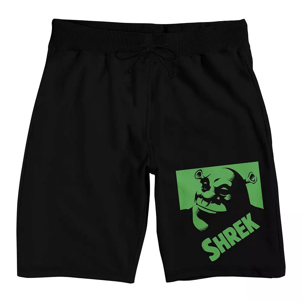 Men's Shrek What The Shrek Sleep Shorts, Size: XXL, Black Product Image
