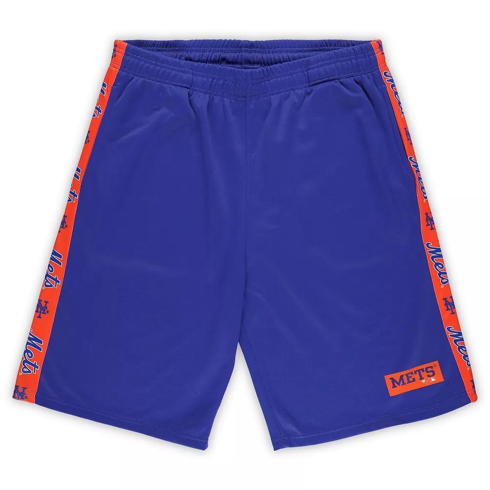 Men's Profile Royal New York Mets Big & Tall Fleece Shorts, Size: 5XB, Blue Product Image