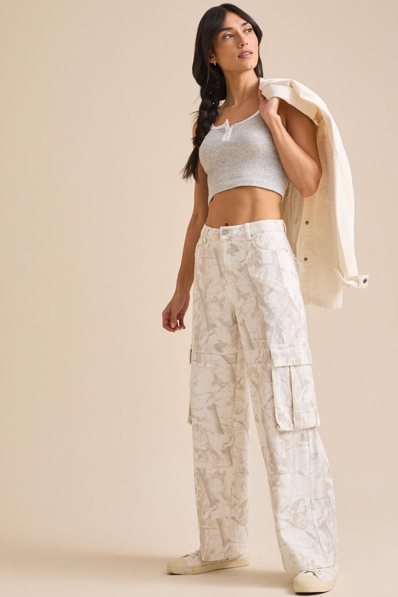 Makayla Camo Cargo Pants Product Image