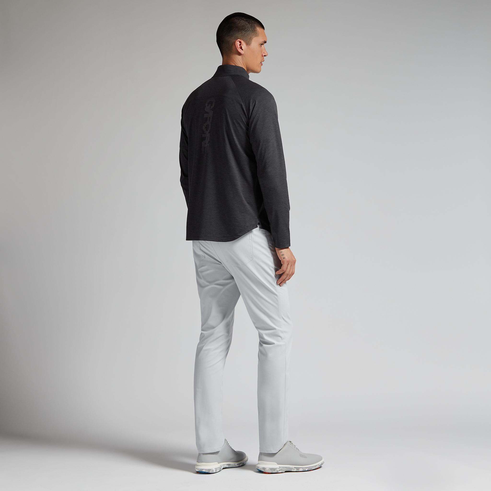 TECH MÉLANGE RAGLAN QUARTER ZIP PULLOVER Product Image