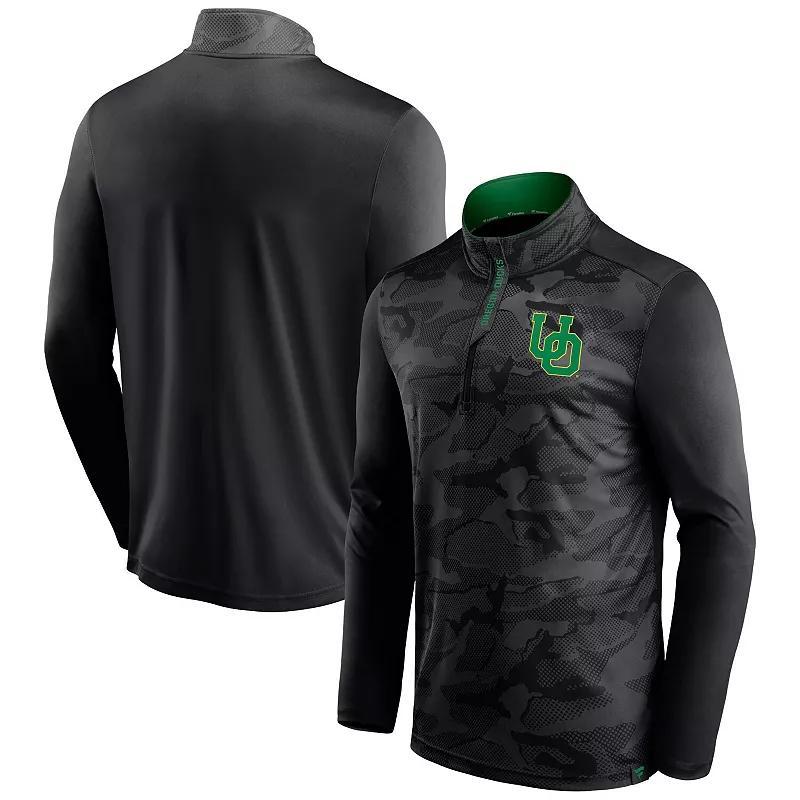 Mens Fanatics Branded Gray Tennessee Volunteers Depth Chart Camo Jacquard Quarter-Zip Jacket Product Image