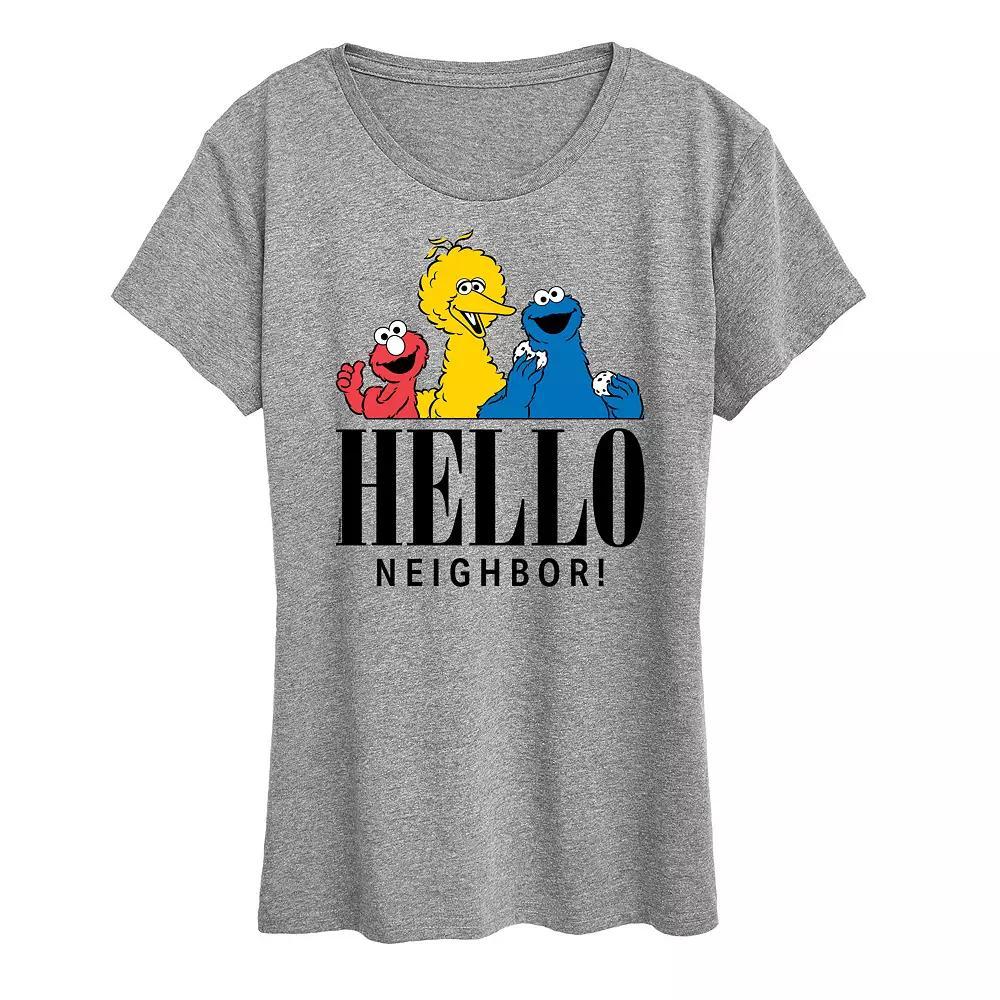Womens Sesame Street Howdy Graphic Tee, Girls Product Image