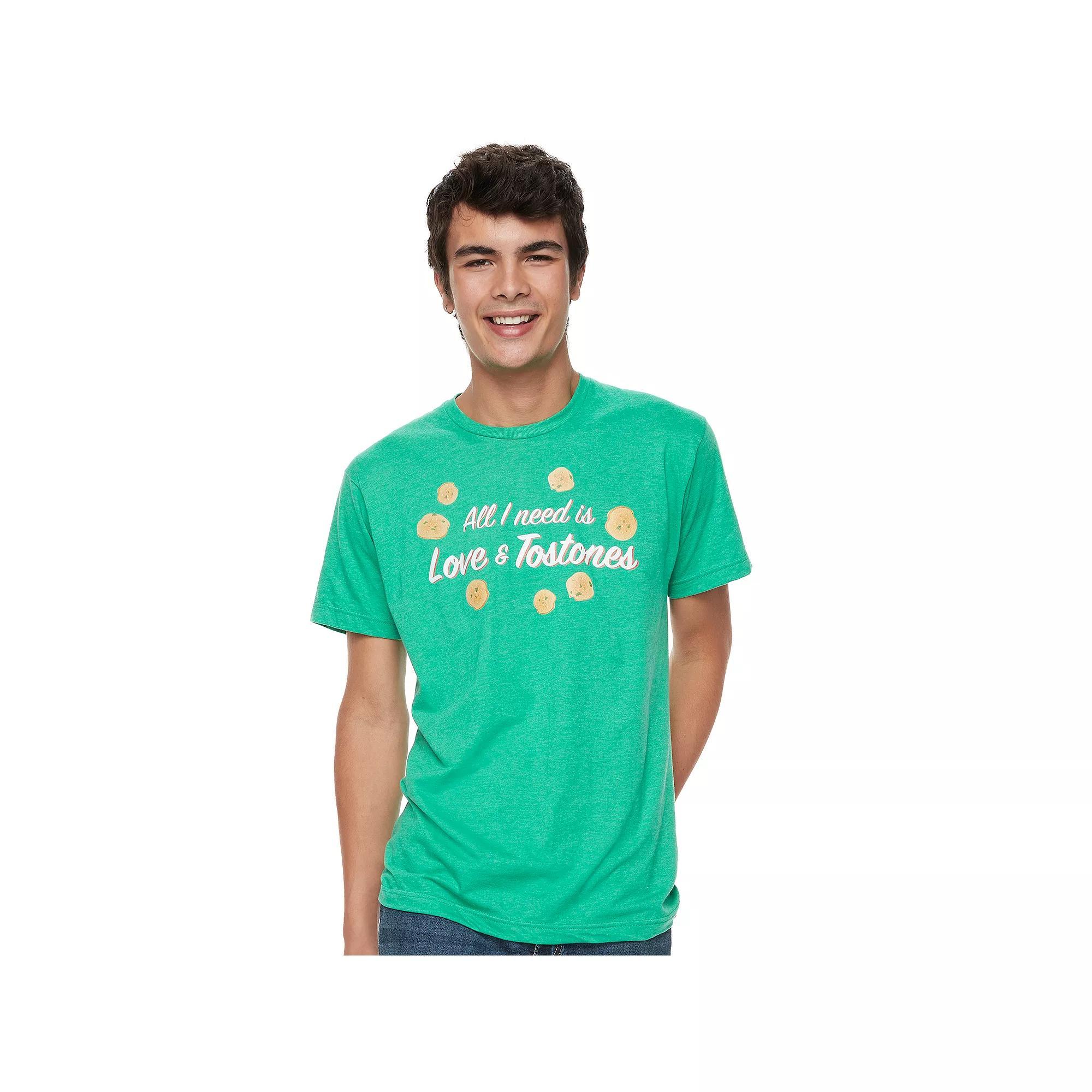Men's Gonzales Hispanic Heritage Love & Tostones Tee, Size: 3XL, Kelly Grey Product Image