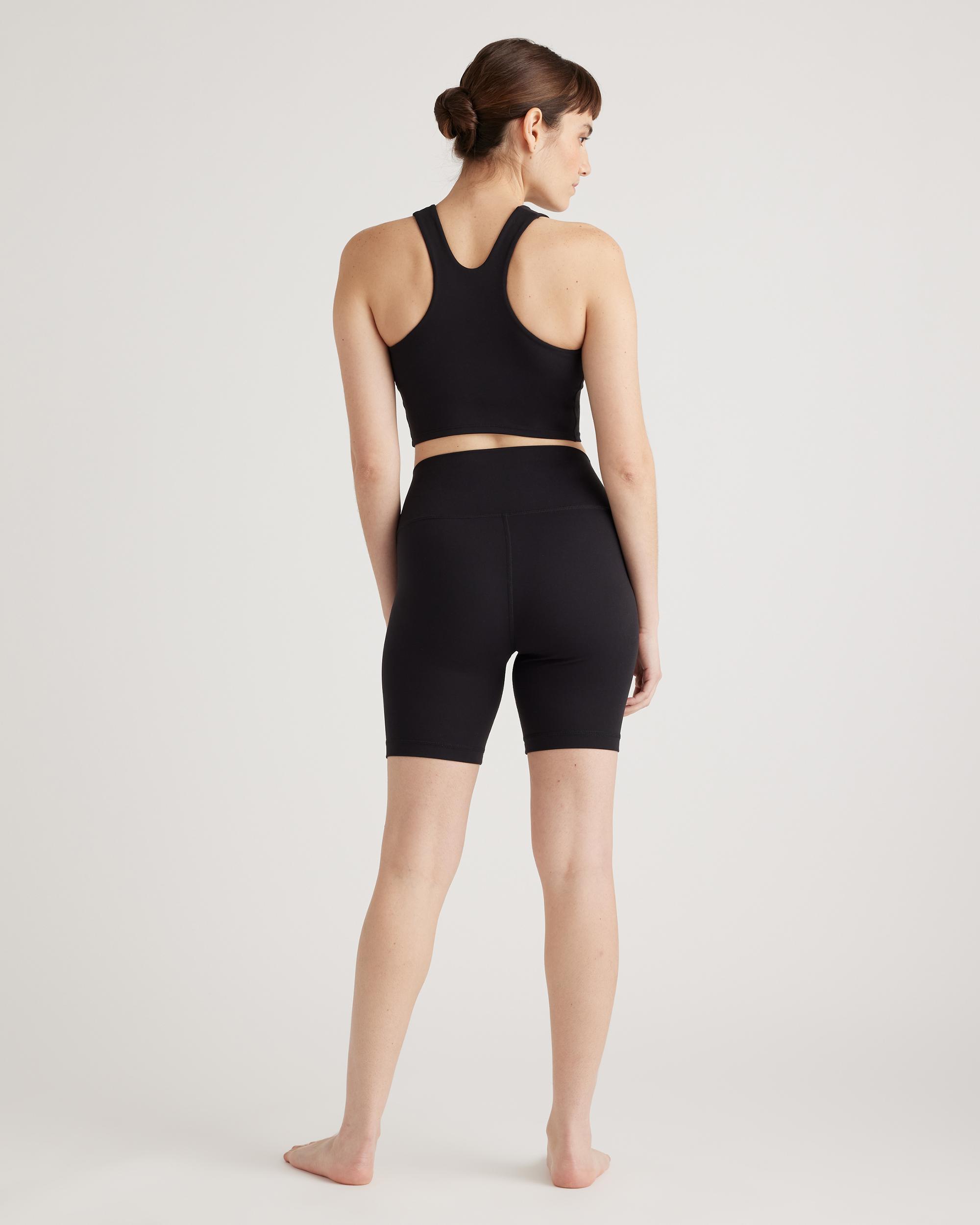 Quince | Women's Ultra-Form High-Neck Cropped Tank Top Size XL, Nylon/Spandex Product Image