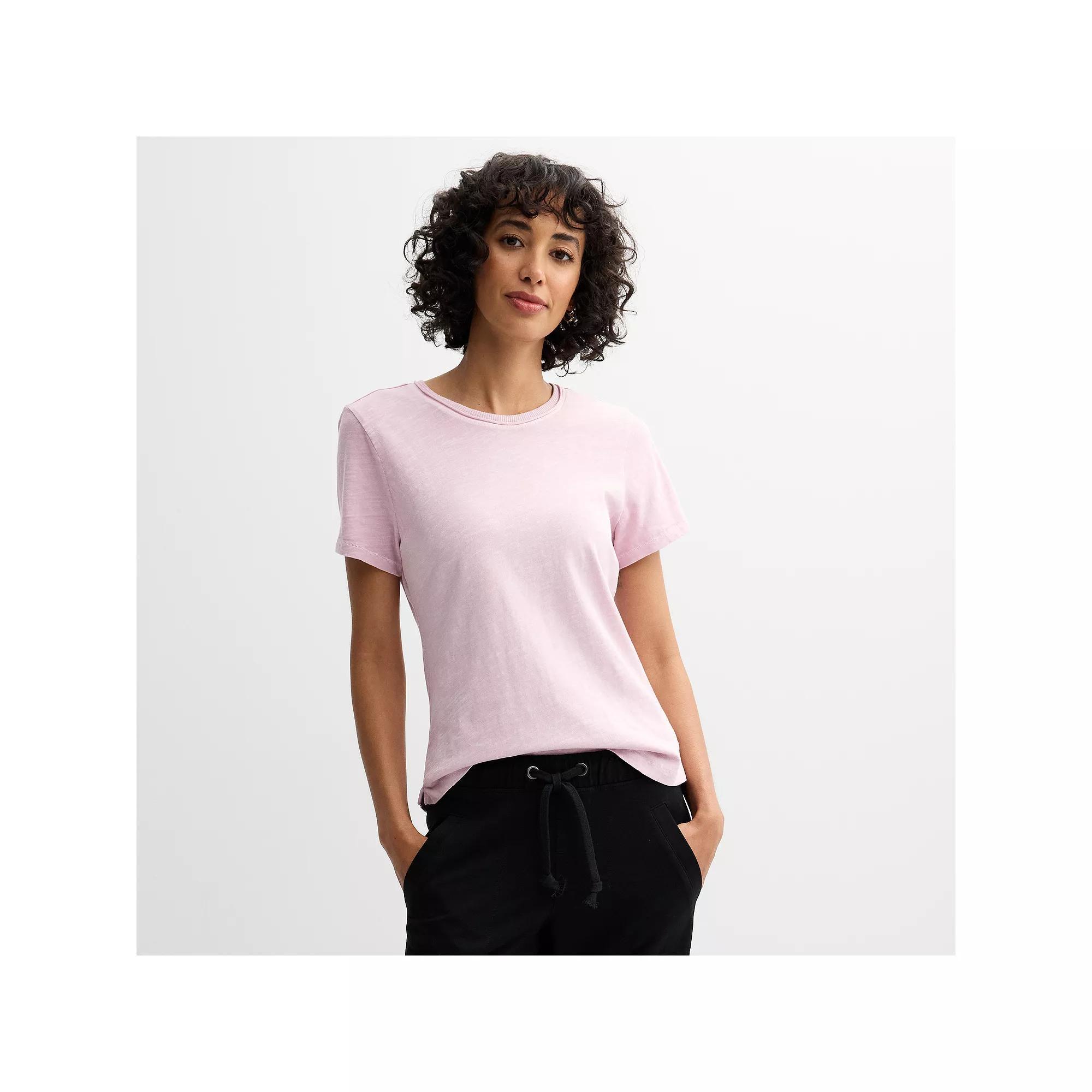 Women's Grey State Washed Short Sleeve Tee, Size: Small, Washed Keepsake Purple Product Image