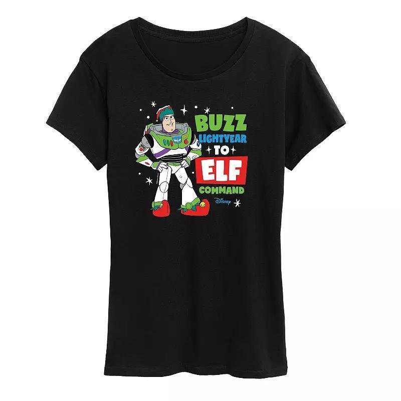 Disney / Pixar's Toy Story Women's Elf Command Graphic Tee, Girl's, Size: XXL, Heather Grey Product Image