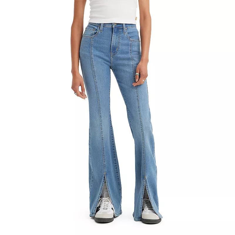 Levis Womens 726 Flare Split-Hem Jeans Product Image