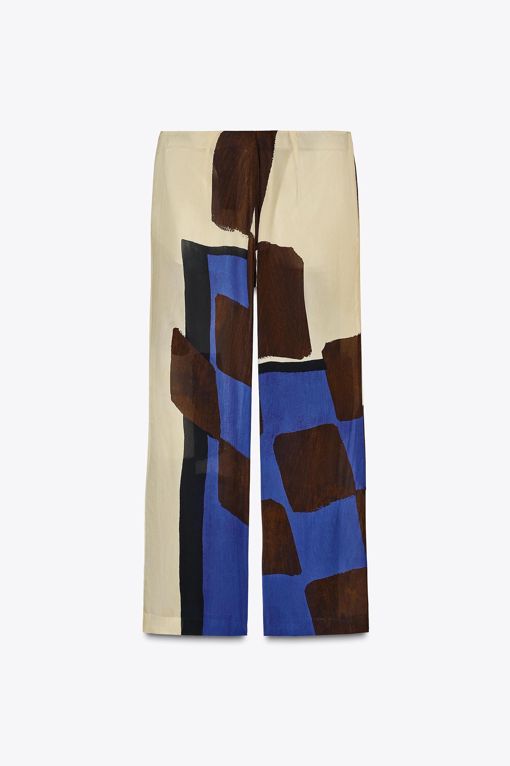 PRINTED HALTER TOP ZW COLLECTION Product Image