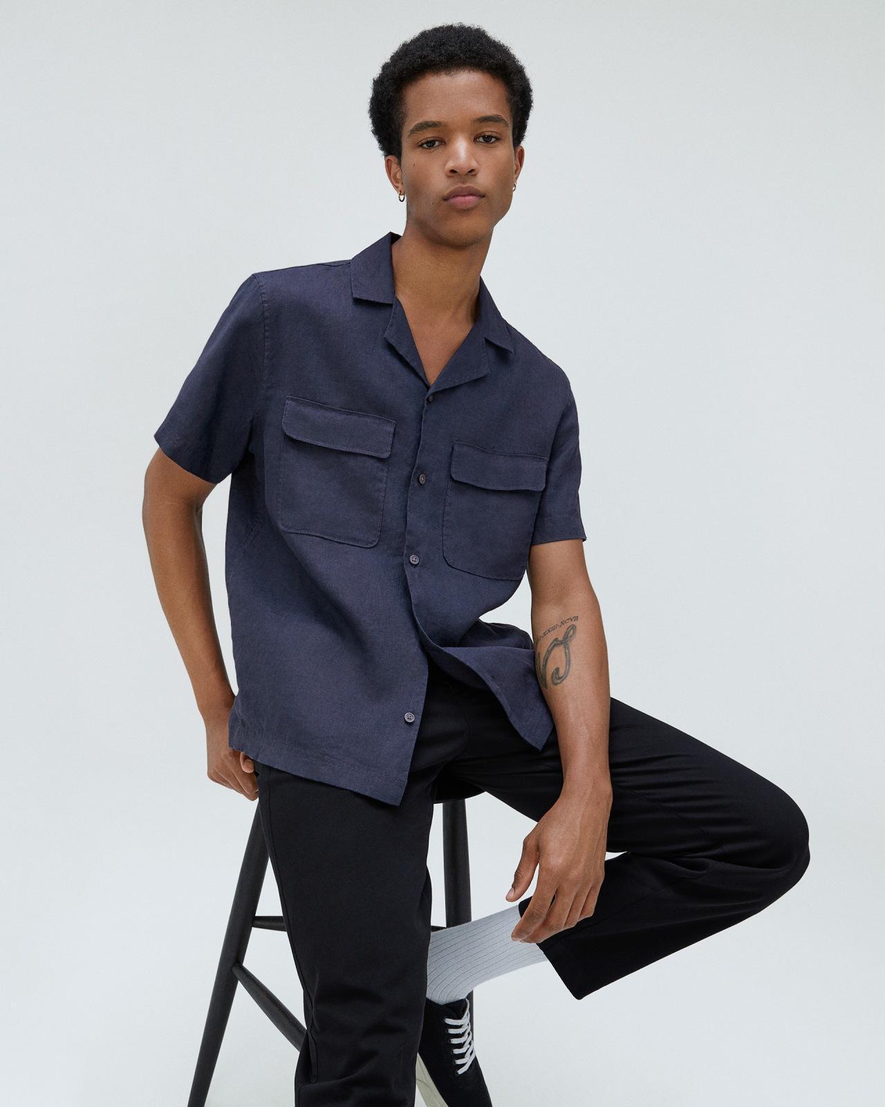 The Resort Shirt in Linen Product Image